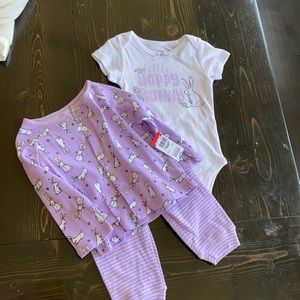 3 Piece Little Hoppy Bunny Outfit